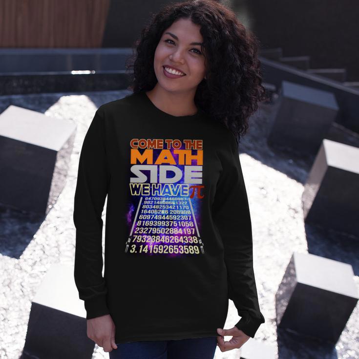 Pi Day Come To The Math Side Parody Tshirt Long Sleeve T-Shirt Gifts for Her