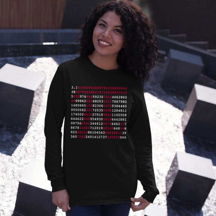 Pi Day Sign Numbers 314 Tshirt Long Sleeve T-Shirt Gifts for Her