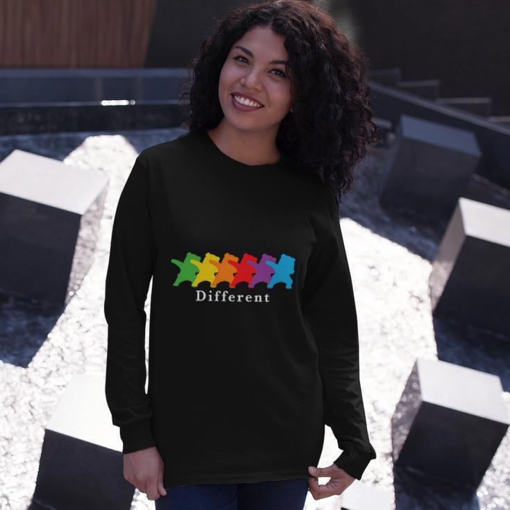 Pride Month Dare To Be Different Rainbow Lgbt Long Sleeve T-Shirt Gifts for Her