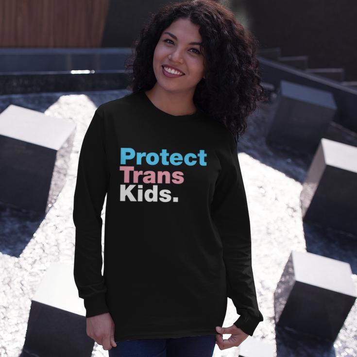 Protect Trans V3 Long Sleeve T-Shirt Gifts for Her