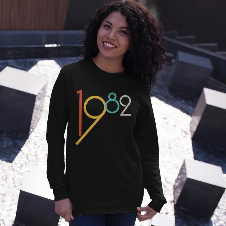 Retro Vintage 1982 40Th Birthday Long Sleeve T-Shirt Gifts for Her