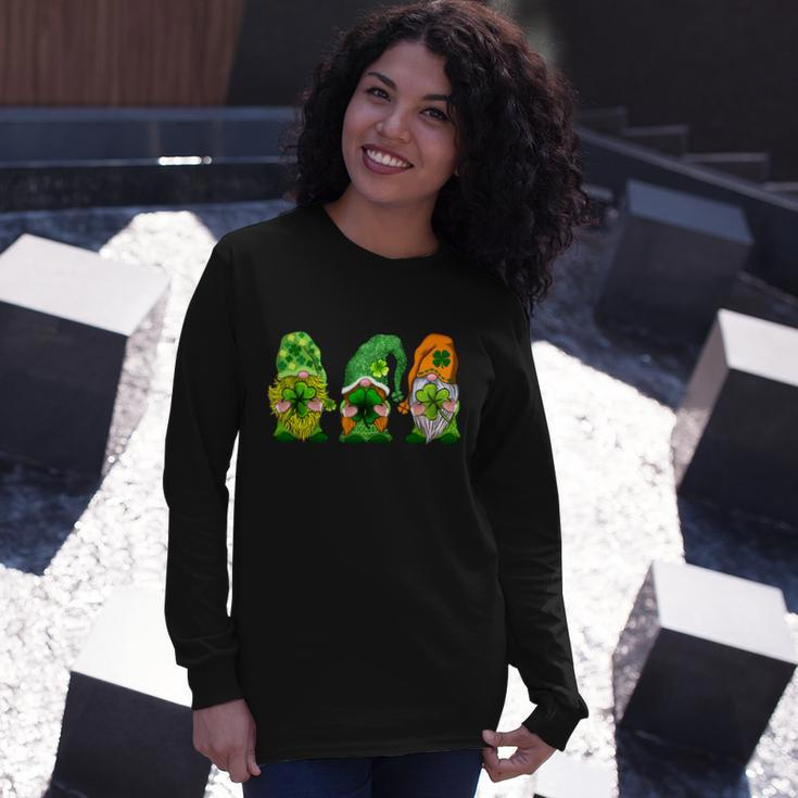 St Patricks Day St Patricks Day Gnome Irish Gnome Long Sleeve T-Shirt Gifts for Her