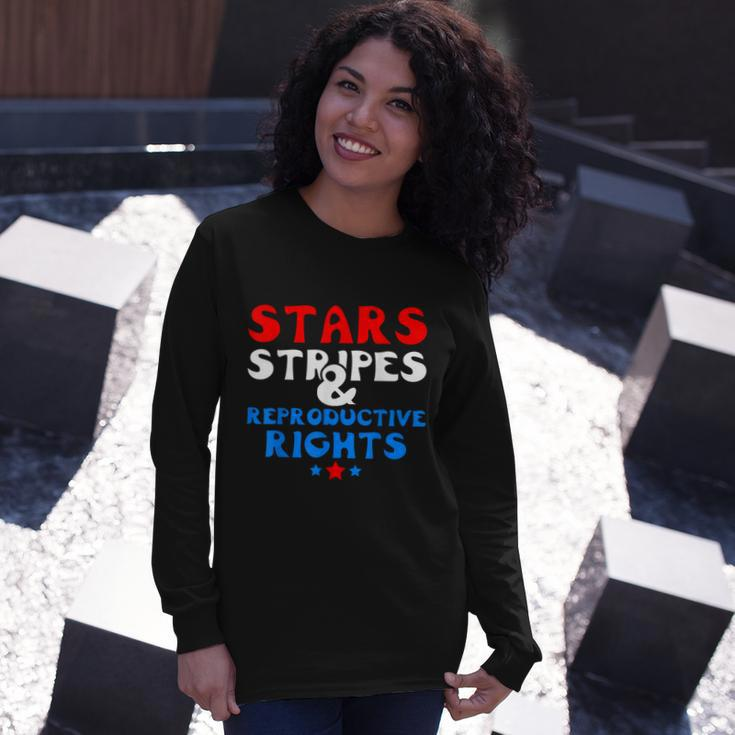 Stars Stripes And Reproductive Rights 4Th Of July V3 Long Sleeve T-Shirt Gifts for Her