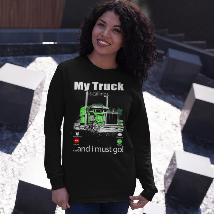 Trucker Lover Long Sleeve T-Shirt Gifts for Her