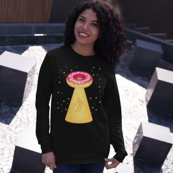 Ufo Donuts Long Sleeve T-Shirt Gifts for Her