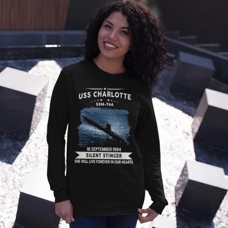 Uss Charlotte Ssn Long Sleeve T-Shirt Gifts for Her