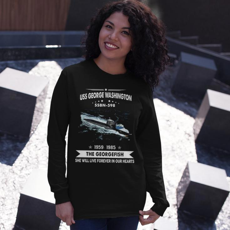 Uss George Washington Ssbn Long Sleeve T-Shirt Gifts for Her