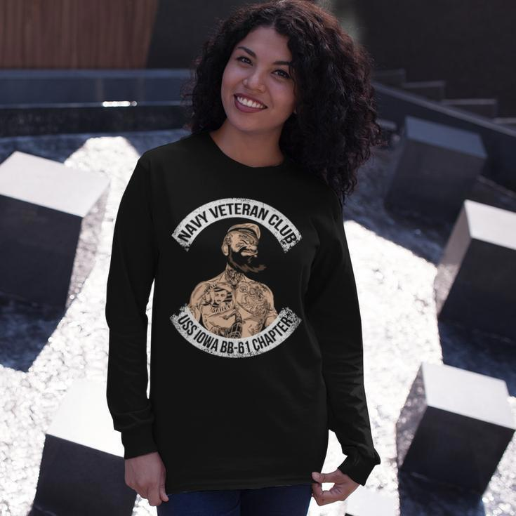 Uss Iowa Bb V2 Long Sleeve T-Shirt Gifts for Her