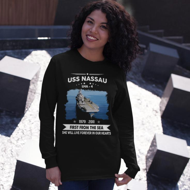 Uss Nassau Lha V2 Long Sleeve T-Shirt Gifts for Her