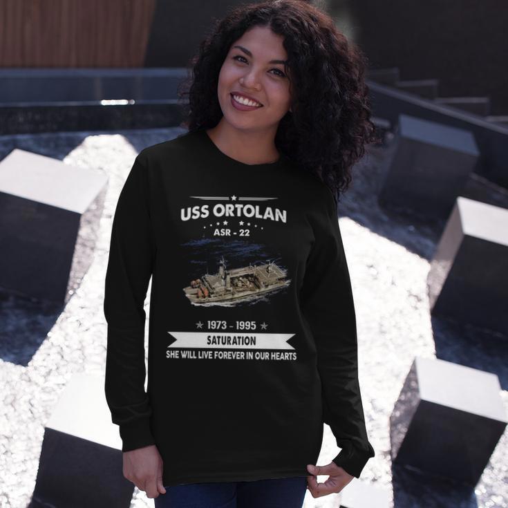 Uss Ortolan Asr Long Sleeve T-Shirt Gifts for Her