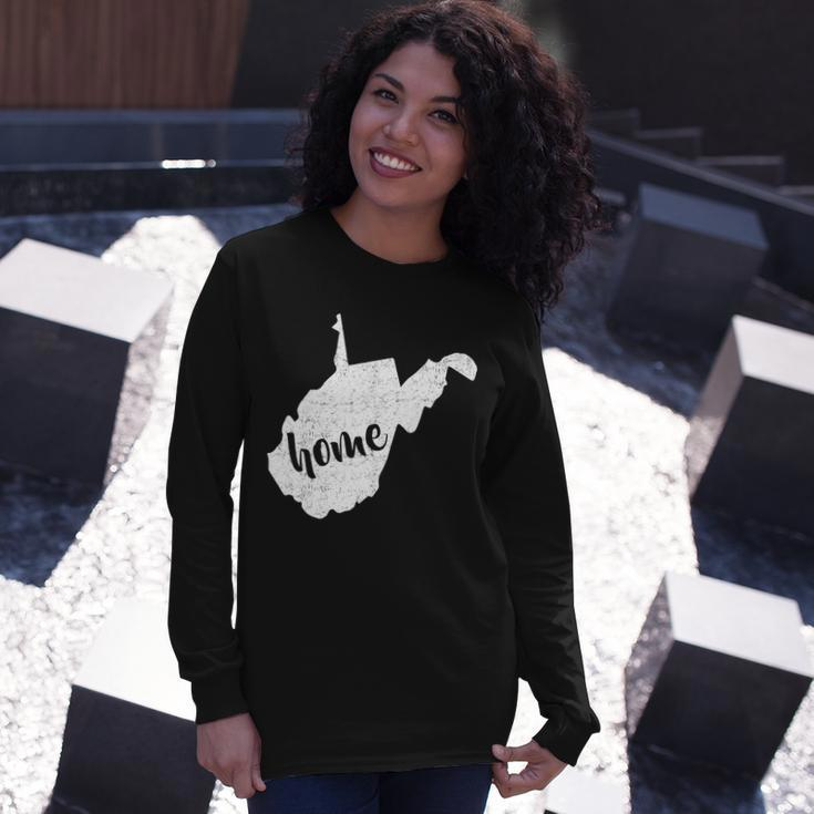 West Virginia Home State Long Sleeve T-Shirt Gifts for Her