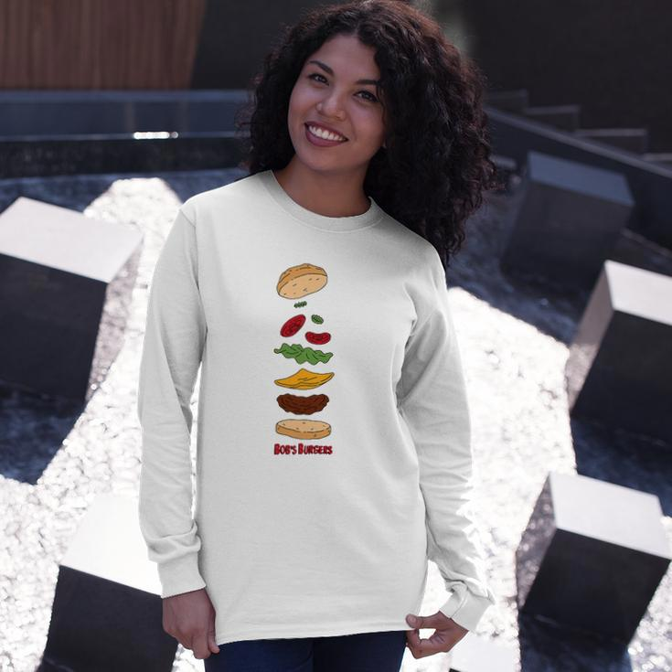 Bob&8217S Burgers Elements Of A Burger Long Sleeve T-Shirt T-Shirt Gifts for Her
