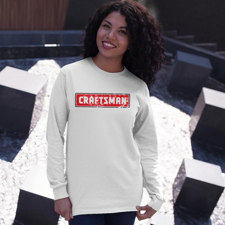 Craftsman Distressed Tshirt Long Sleeve T-Shirt Gifts for Her