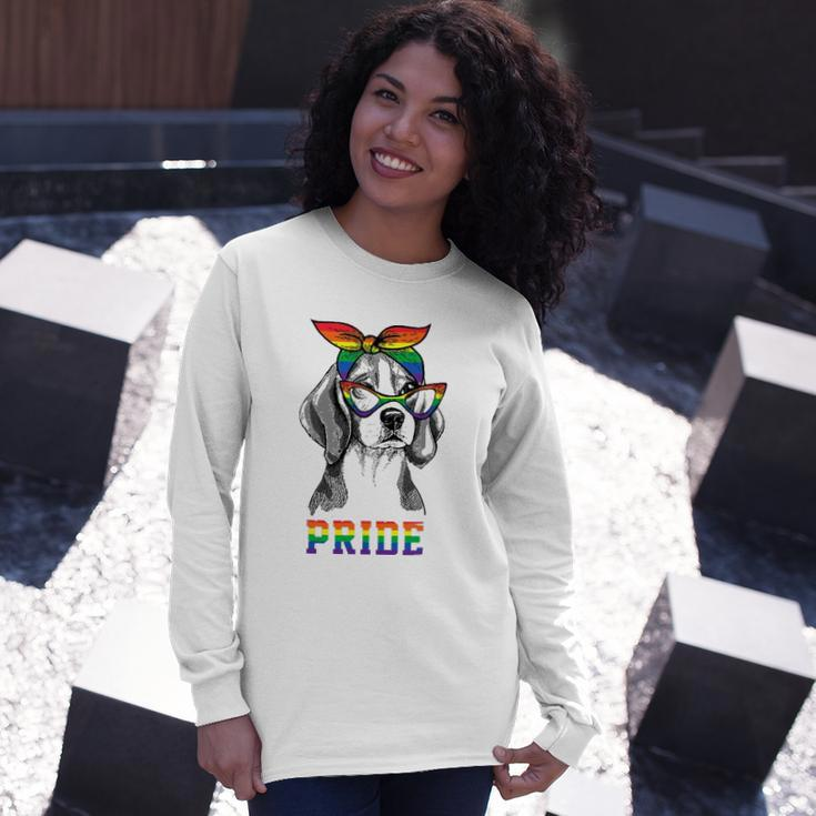 Cute Dog Lover Puppy Owner Beagle Mom Dad Gay Lesbian Lgbt Long Sleeve T-Shirt T-Shirt Gifts for Her