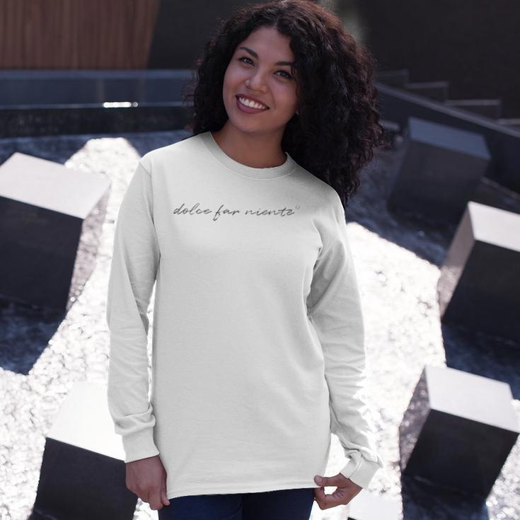 Dolce Far Niente Peace Long Sleeve T-Shirt Gifts for Her