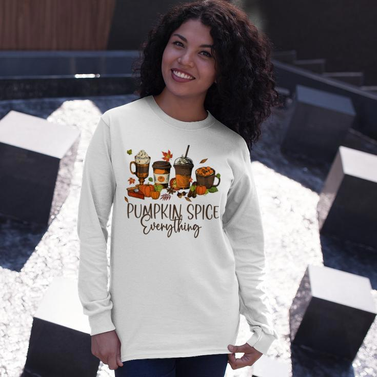 Halloween Pumpkin Spice Everything Thanksgiving V2 Long Sleeve T-Shirt Gifts for Her