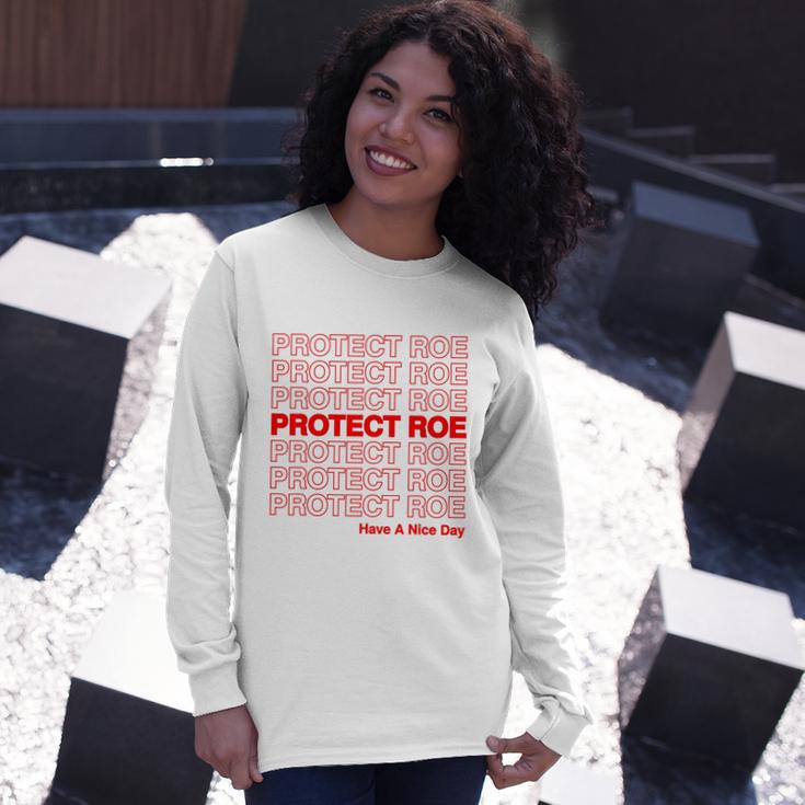 Protect Roe V Wade Pro Choice Feminist Reproductive Rights Tshirt Long Sleeve T-Shirt Gifts for Her