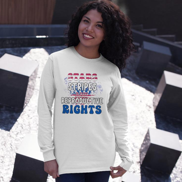 Stars Stripes Reproductive Rights 4Th Of July 1973 Protect Roe Women&8217S Rights Long Sleeve T-Shirt T-Shirt Gifts for Her