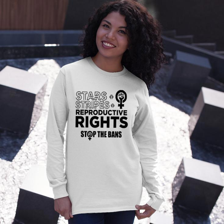 Stars Stripes Reproductive Rights Racerback Feminist Pro Choice My Body My Choice Long Sleeve T-Shirt T-Shirt Gifts for Her