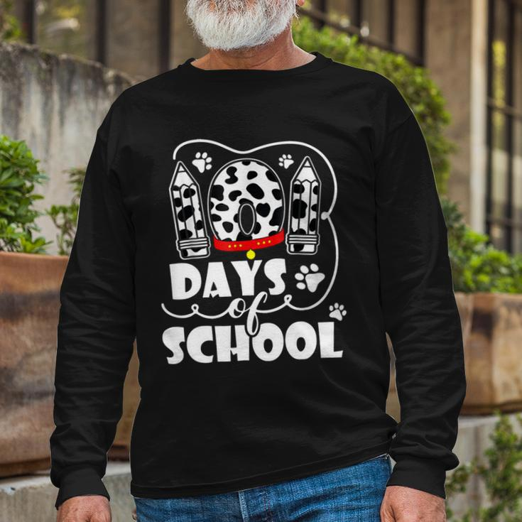 101 Days Of School Dalmatian Logo Long Sleeve T-Shirt Gifts for Old Men