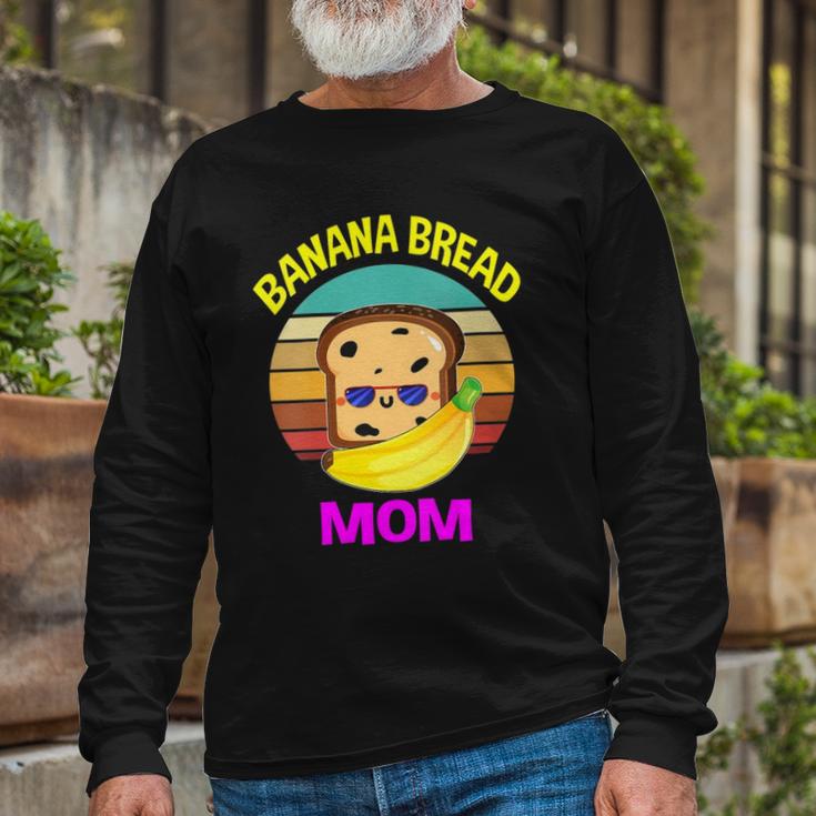 Womens Banana Bread Mom Lovers Food Vegan Gifts Mama Mothers  Unisex Long Sleeve
