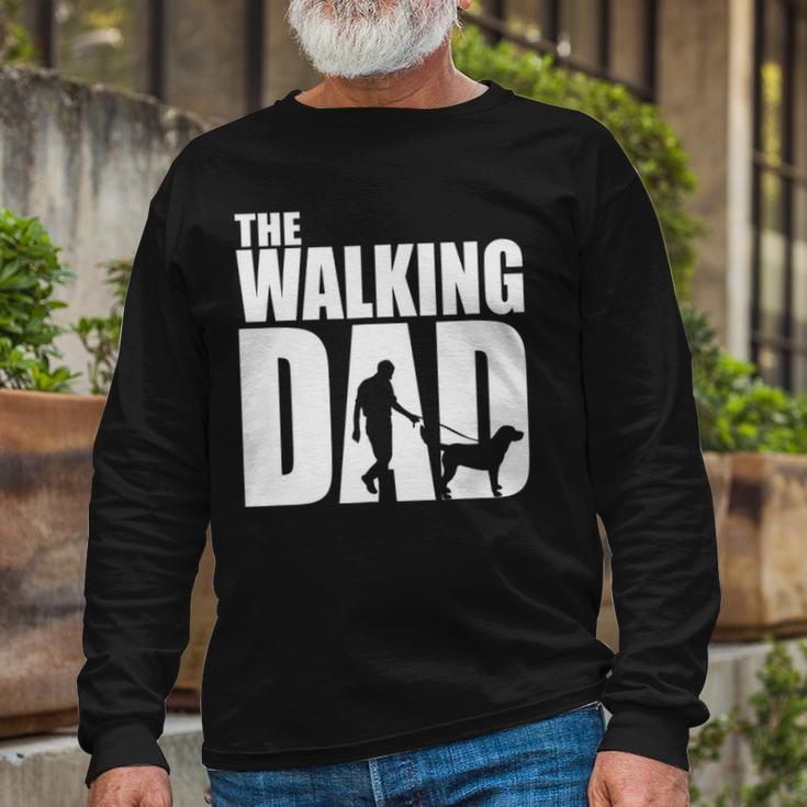 Best Funny Gift For Fathers Day 2022 The Walking Dad Unisex Long Sleeve