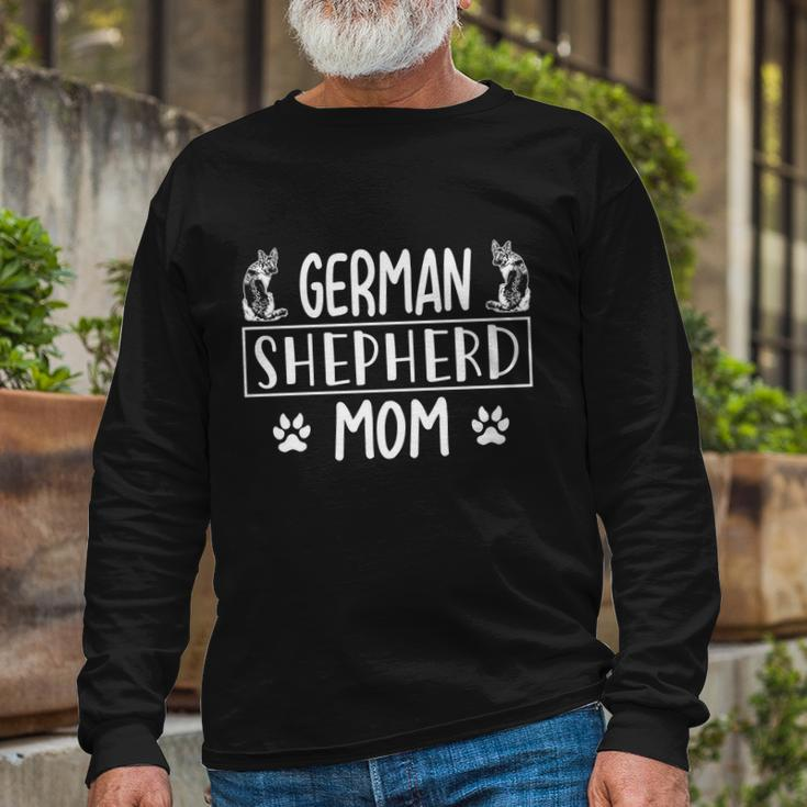 Graphic 365 Dog Breed German Shepherd Mom Long Sleeve T-Shirt Gifts for Old Men