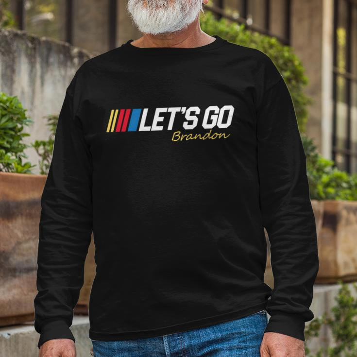 Anti Biden Fjb Lets Goo Brandon Long Sleeve T-Shirt Gifts for Old Men
