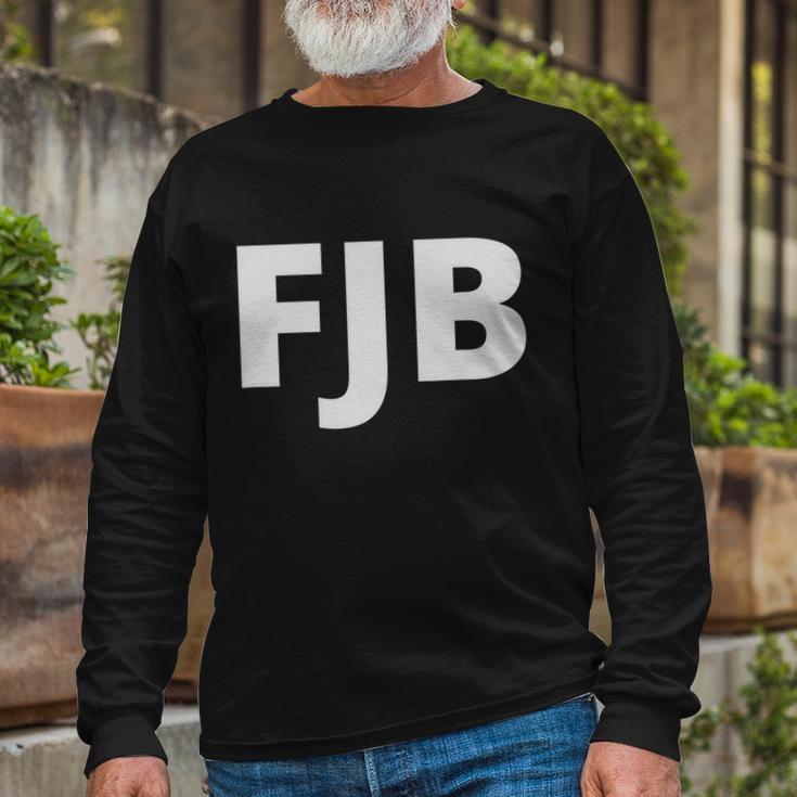Anti Biden Fjb Pro America F Biden Fjb V2 Long Sleeve T-Shirt Gifts for Old Men