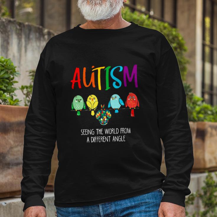 Autism Awareness Autism Support Men V2 Long Sleeve T-Shirt Gifts for Old Men