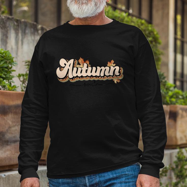 Autumn Soul Thanksgiving Quote V2 Long Sleeve T-Shirt Gifts for Old Men