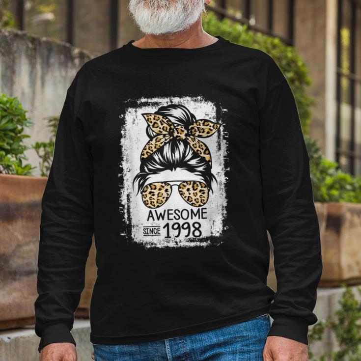 Awesome Since 1998 Vintage 1998 24Th Birthday 24 Years Old Long Sleeve T-Shirt Gifts for Old Men