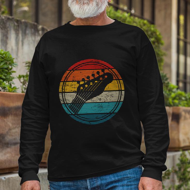 Bass Guitar Vintage Bass Player Long Sleeve T-Shirt Gifts for Old Men