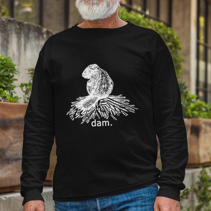 Beaver Dam V2 Long Sleeve T-Shirt Gifts for Old Men