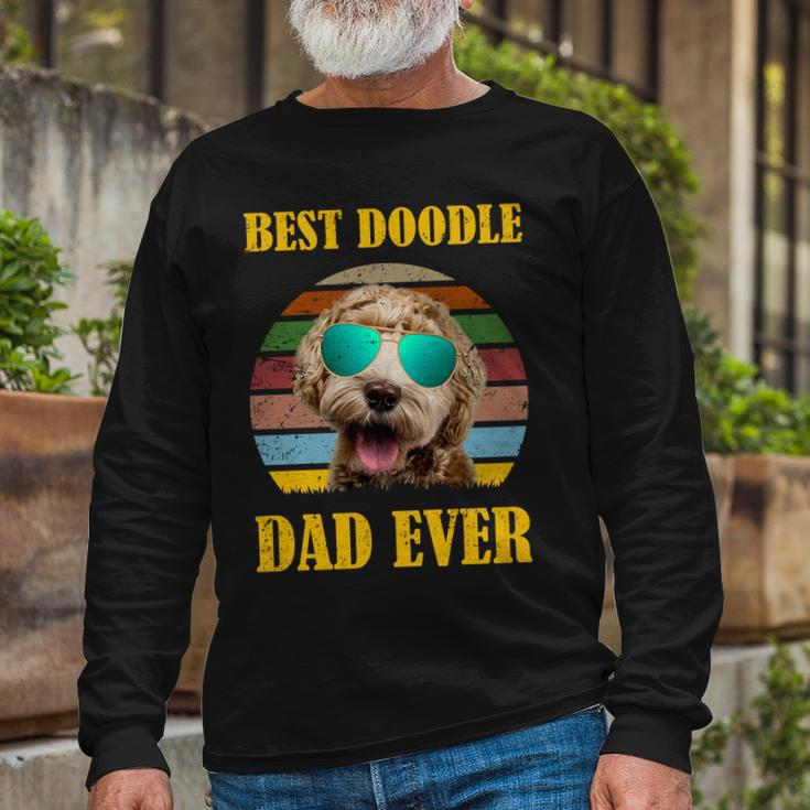Best Doodle Dad Ever Tshirt Long Sleeve T-Shirt Gifts for Old Men