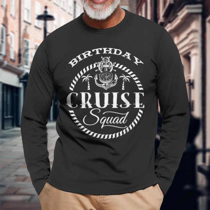 Birthday Cruise Squad Birthday Party Cruise Squad 2022 V2 Men Women Long Sleeve T-Shirt T-shirt Graphic Print Gifts for Old Men