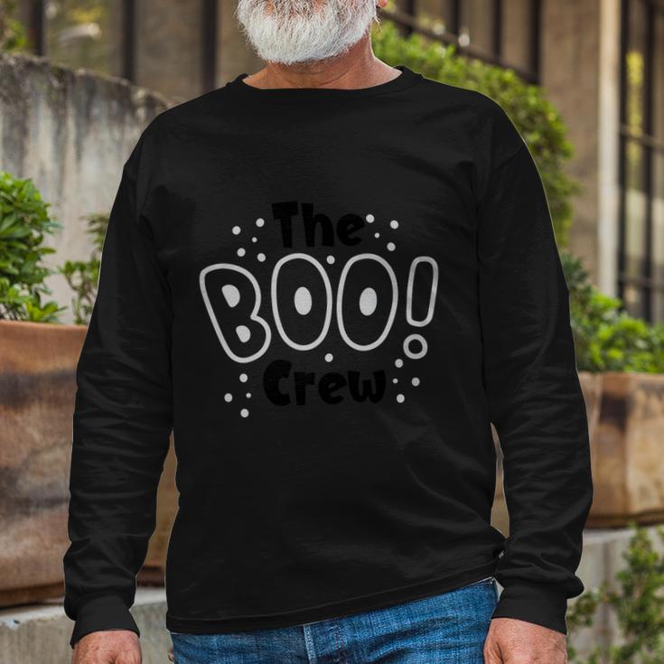 The Boo Crew Halloween Quote Long Sleeve T-Shirt Gifts for Old Men