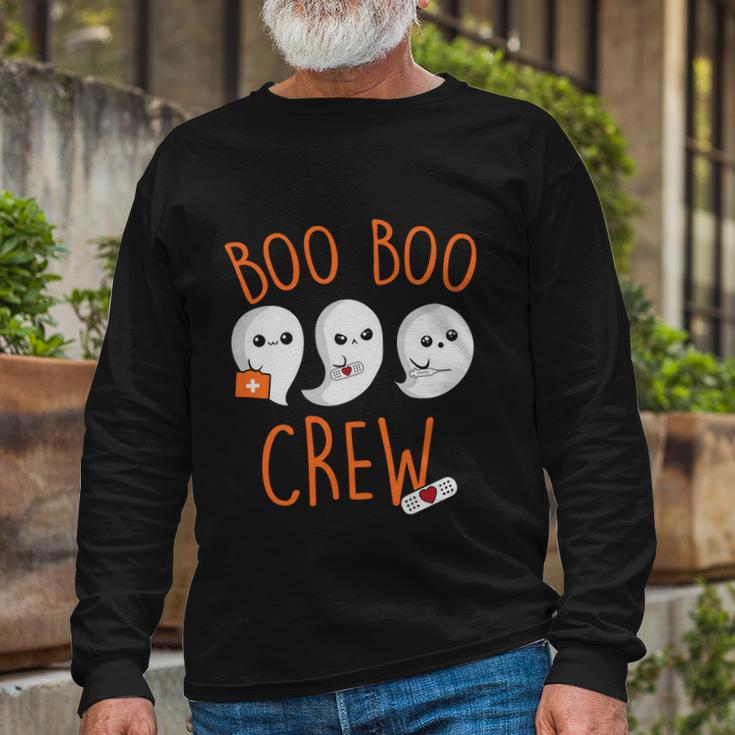 Boo Boo Crew Halloween Quote V8 Long Sleeve T-Shirt Gifts for Old Men