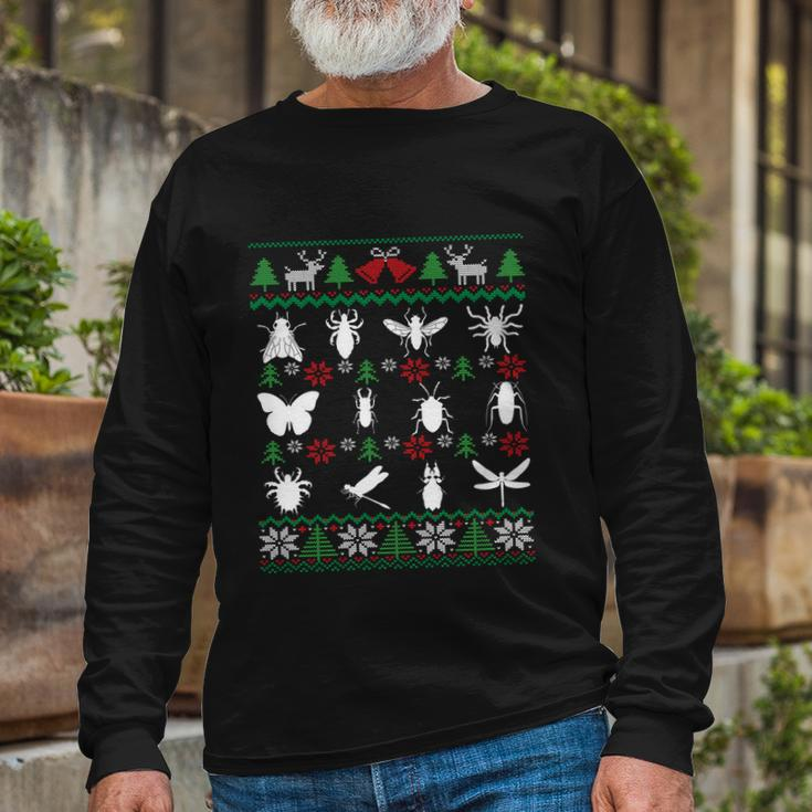 Bug Collector Entomology Insect Collecting Christmas Long Sleeve T-Shirt Gifts for Old Men