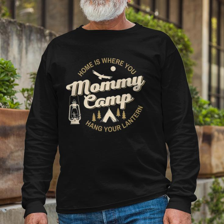 Camp Mommy Shirt Summer Camp Home Road Trip Vacation Camping Long Sleeve T-Shirt T-Shirt Gifts for Old Men