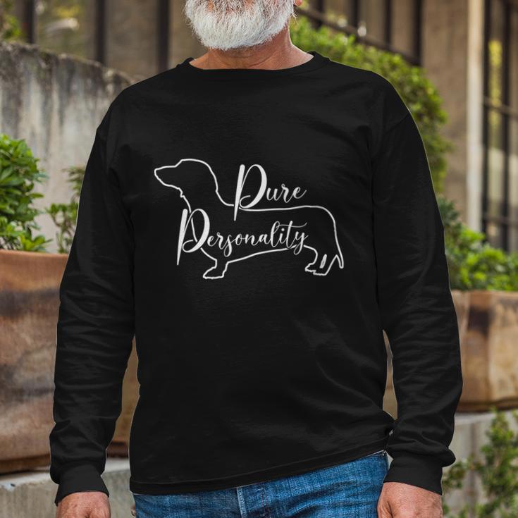 Dachshund Mom Wiener Doxie Mom Cute Doxie Graphic Dog Lover Great Long Sleeve T-Shirt Gifts for Old Men