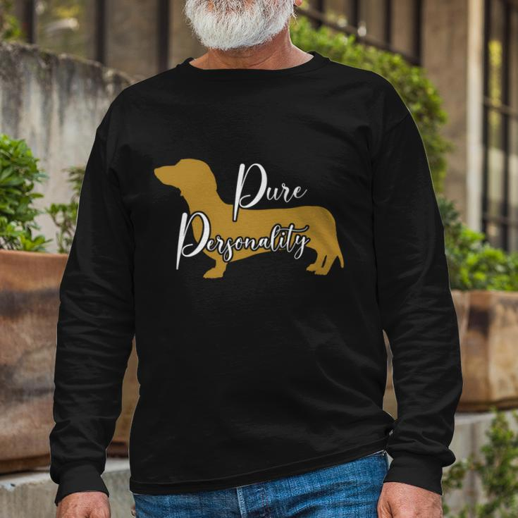 Dachshund Mom Wiener Doxie Mom Cute Doxie Graphic Dog Lover Long Sleeve T-Shirt Gifts for Old Men