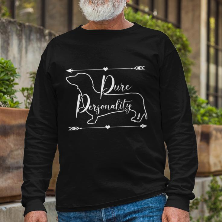 Dachshund Wiener Doxie Mom Cute Doxie Graphic Dog Lover V2 Long Sleeve T-Shirt Gifts for Old Men