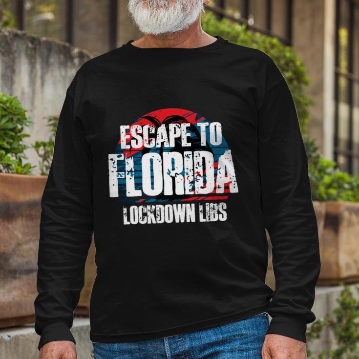 Desantis Escape To Florida V2 Long Sleeve T-Shirt Gifts for Old Men