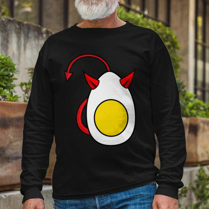 Deviled Egg Halloween Costume Long Sleeve T-Shirt Gifts for Old Men