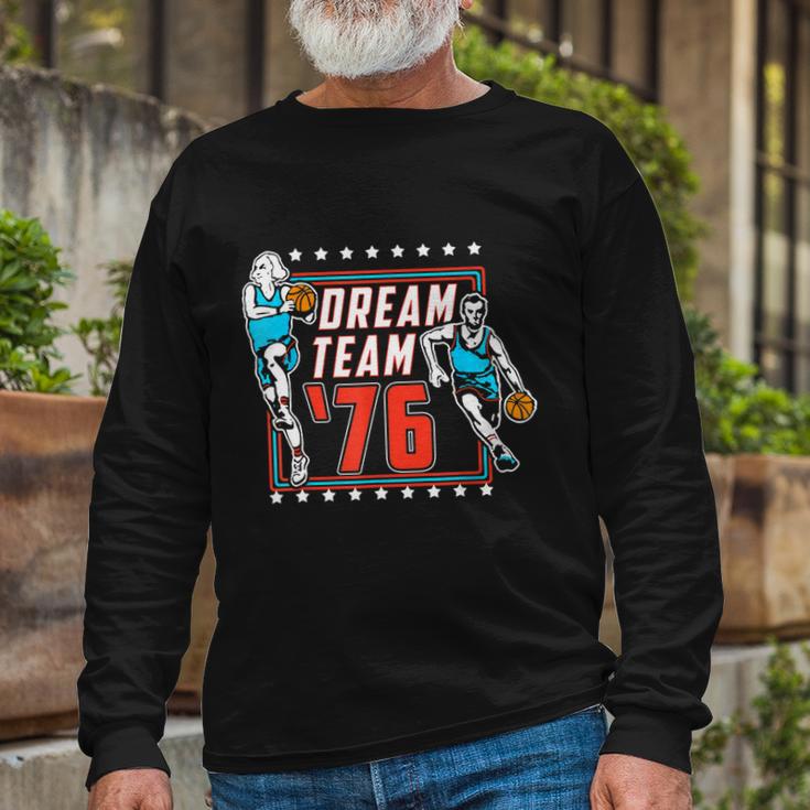 Dream Team America Patriot Proudly Celebrating 4Th Of July Long Sleeve T-Shirt Gifts for Old Men