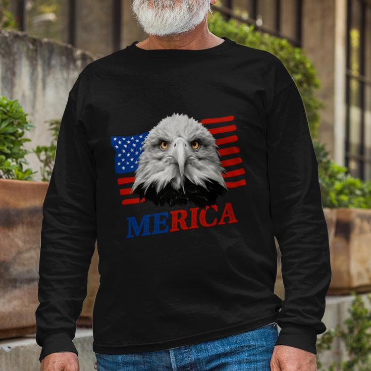 Eagle Mullet 4Th Of July Usa American Flag Merica V11 Long Sleeve T-Shirt Gifts for Old Men