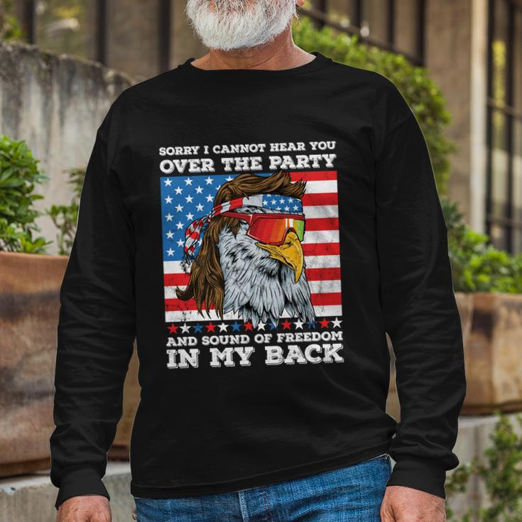 Eagle Mullet Sound Of Freedom Party In The Back 4Th Of July V2 Long Sleeve T-Shirt Gifts for Old Men
