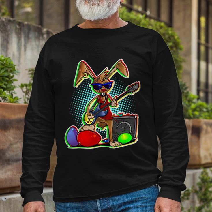 Easter Rock Bunny V2 Long Sleeve T-Shirt Gifts for Old Men