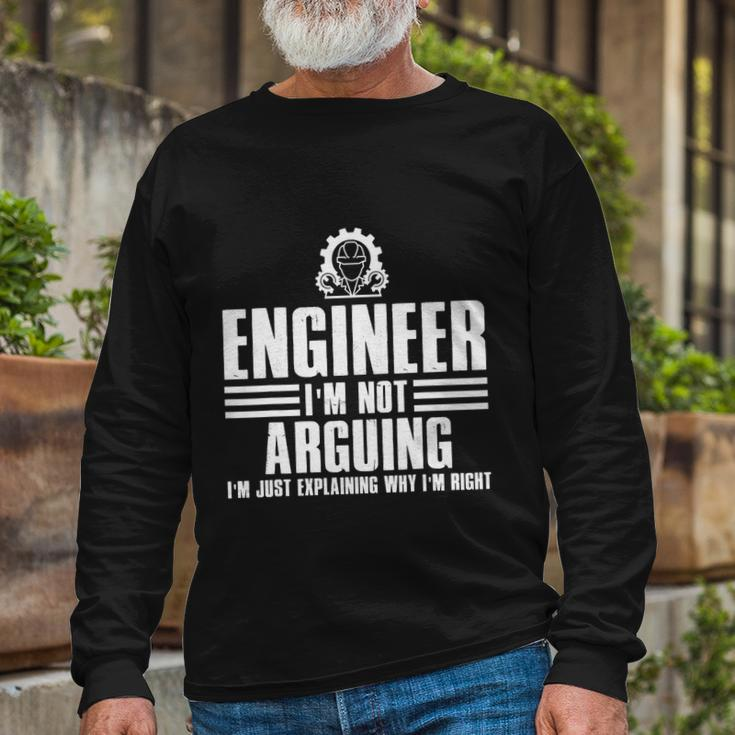 Engineer Art Mechanic Electrical Engineering Long Sleeve T-Shirt Gifts for Old Men
